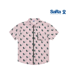 SaRa Boys Casual Shirt (BCS212AEK-LT-Pink), Baby Dress Size: 2-3 years