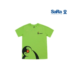 SaRa Boys T-shirt (BTS152FKB-PARROT GREEN), Baby Dress Size: 7-8 years