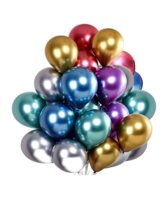 Metalic Balloons 10pcs - Multi color