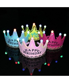 LED Birthday cap-Multi color