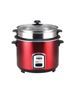 ViGO Rice Cooker 1.8 L Red Two Pot 874138