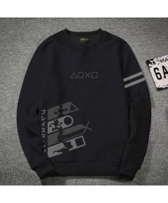 Premium Quality Xoxo Black Color Cotton High Neck Full Sleeve Sweater for Men