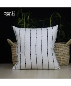 Decorative Cushion Cover, White, (20x20), 78338