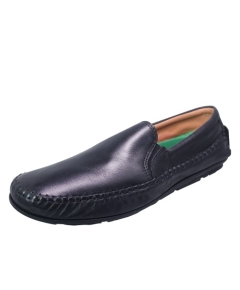 Bay Mens Casual Black Shoes