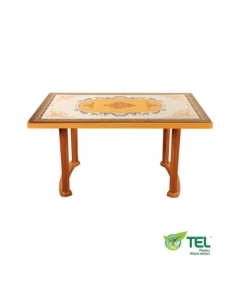 6 Seated Square Table Print S/W Diamond (P/L) TEL