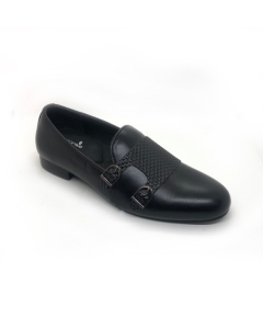 ELEGANTE Mens Casual Black Shoes