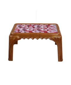 Classic Center Table Printed Rosa Sandal Wood