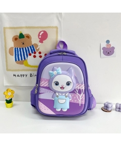 Kids Casual School Bag, Kindergarten Cartoon Pattern Hard Case Adjustable Backpack