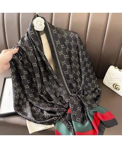 Women's Scarf Spring/Summer 2023 New Warm Silk Scarf Spring and Autumn Long Shawl All-Match Travel Beach Towel Scarf Dual-Use