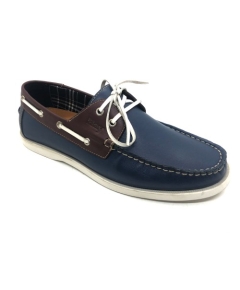 Bay Mens Casual Blue Shoes