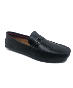 Bay Mens Casual Black Shoes