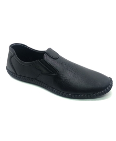 Bay Mens Casual Black Shoes