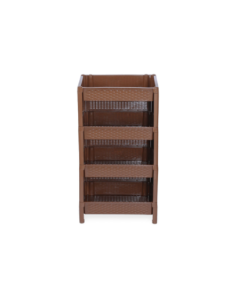 Caino Fence Rack 4 Step Eagle Brown