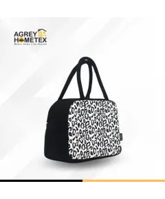 Lunch Carry Bag Black & White 33382