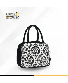 Lunch Carry Bag Black & White 33384