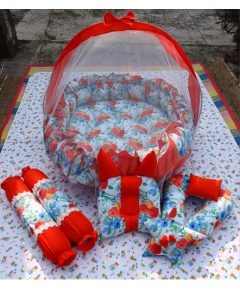 Baby Bed Set With Mosquito -1