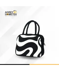 Lunch Carry Bag Black & White 33383