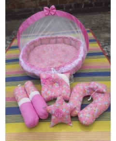 Baby Bed Set With Mosquito -7