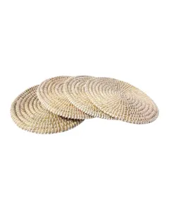 Natural Son Round Placemats_12x12 Inch Set of 4, 55044