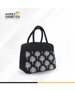 Lunch Carry Bag Black & White 33352