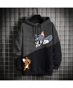 Premium Quality Cotton Hoodie for Men (Tom & Jerry)