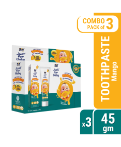 Parachute Just for Baby - Baby Gel Toothpaste 45g (Mango) - Pack of 3