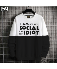 Premium Quality Cotton Sweater for Men (IDIOT)