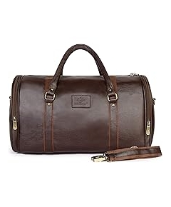 Leather Travel Bag Gym Bag Sports Bag Duffel Bag