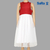 SaRa Girls FrocK (GFR122FFCG-MAROON & WHITE)