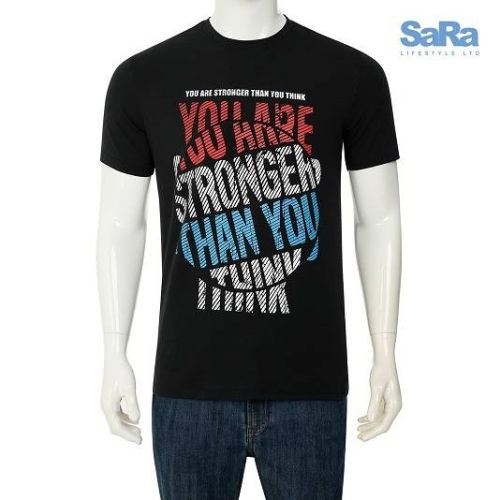 SaRa Mens T -Shirt Black