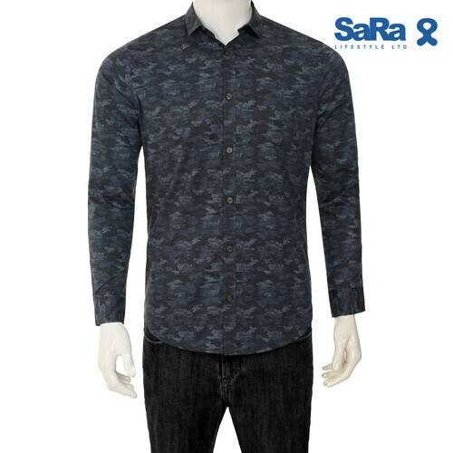 SaRa Mens Casual Shirt (MCS162FCB-Printed)