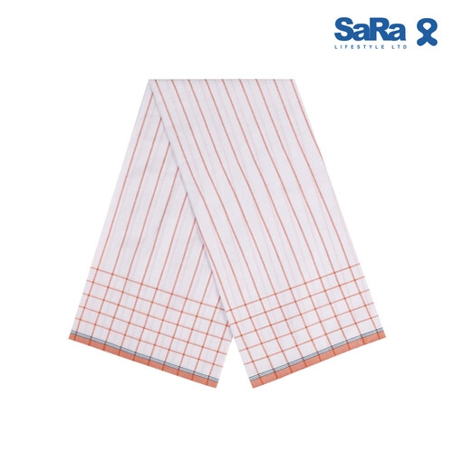 SaRa Mens Lungi (SLNRJ02-Golden & White)