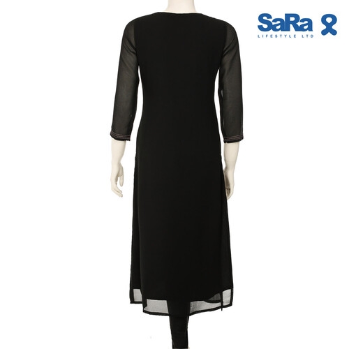 SaRa Ladies Ethnic (WKA70FB-Black), 2 image