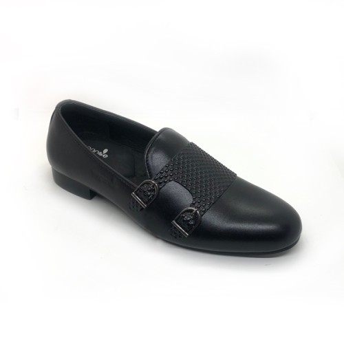 ELEGANTE Mens Casual Black Shoes