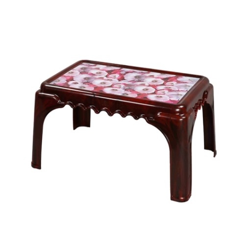 Classic Center Table Printed Cherry Rose Wood