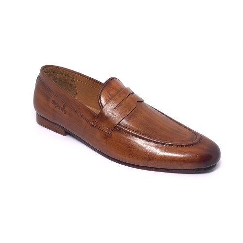 ELEGANTE Mens Casual Tan light Brown Shoes