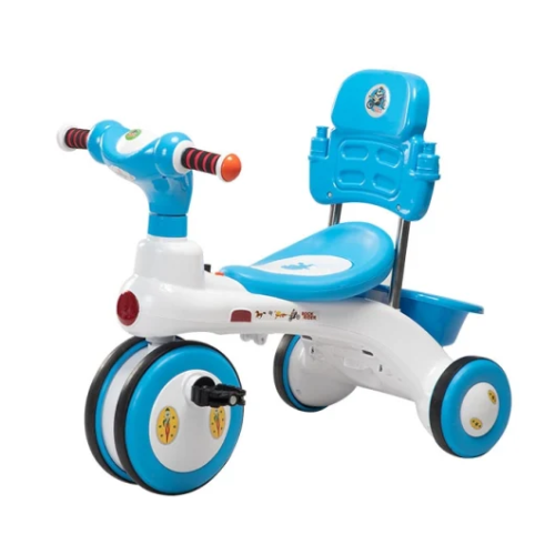 Rock Rider With Backrest 3Y - Blue