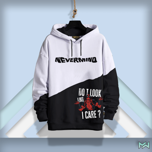 Premium Quality Cotton Hoodie for Men (Never Mind), 4 image